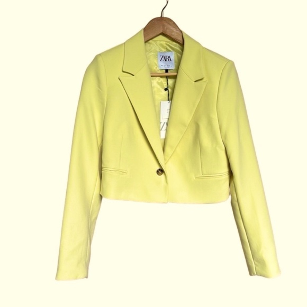 Zara Women's Yellow Blazer